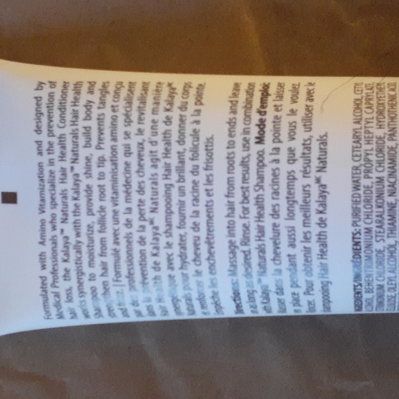 Kalaya Naturals Hair Conditioner - Picture 3 of 3